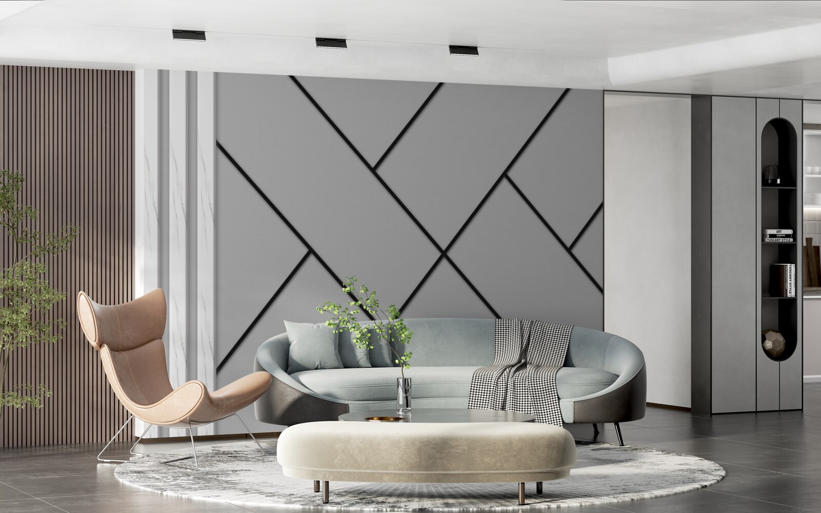 Фотошпалери перетин прямих траєкторій