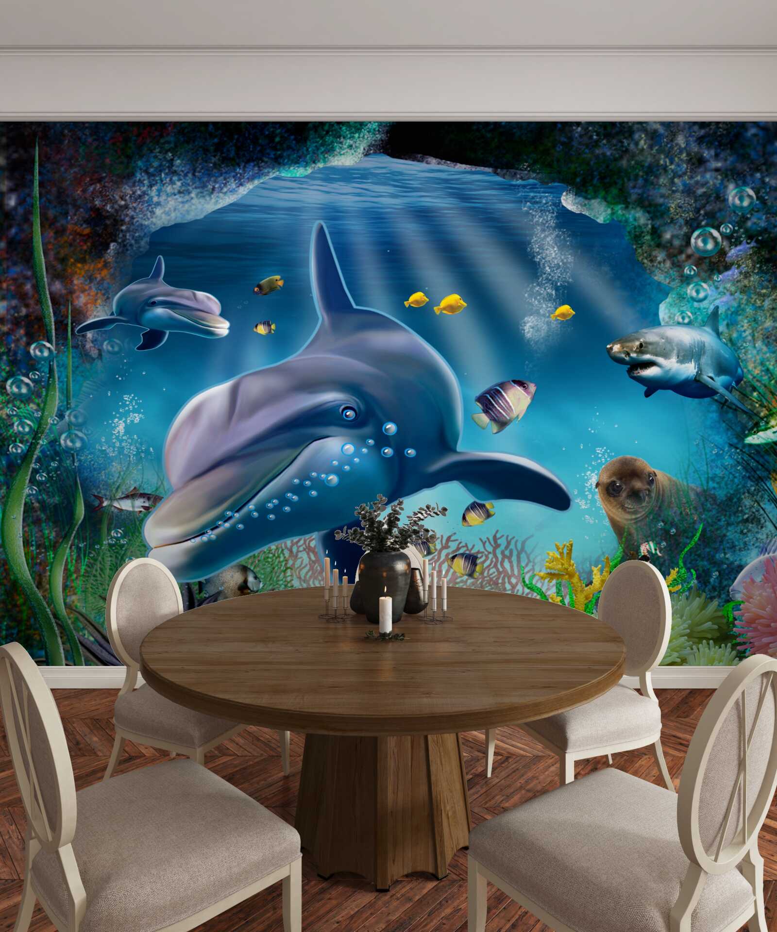 Фотошпалери глибоководні мешканці хижого характеру