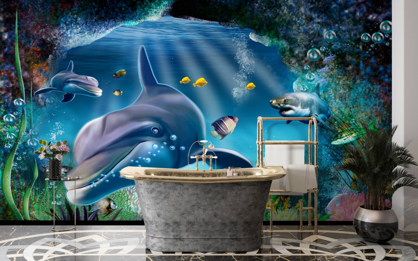 Фотошпалери глибоководні мешканці хижого характеру