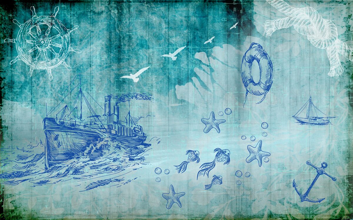 Фотошпалери Життя на борту корабля та в океані