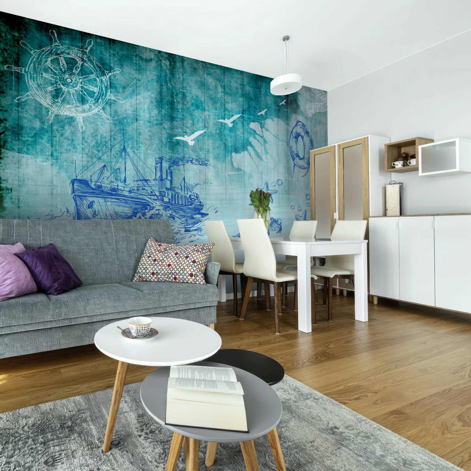 Фотошпалери Життя на борту корабля та в океані