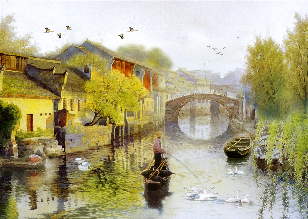 Фотошпалери акварелі із зображенням лісових квітів