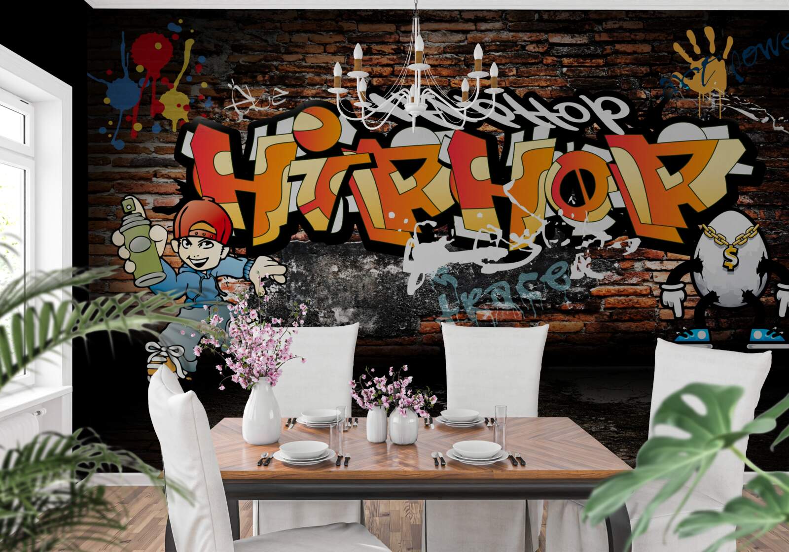 Фотошпалери хіп-хоп графіті