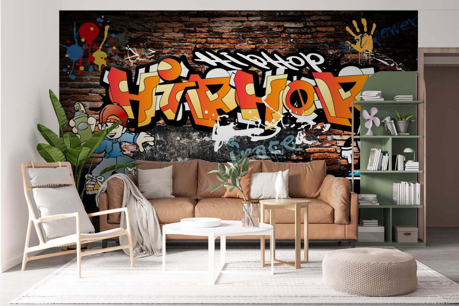 Фотошпалери хіп-хоп графіті