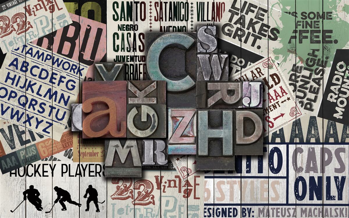 Фотошпалери написи в різних формах