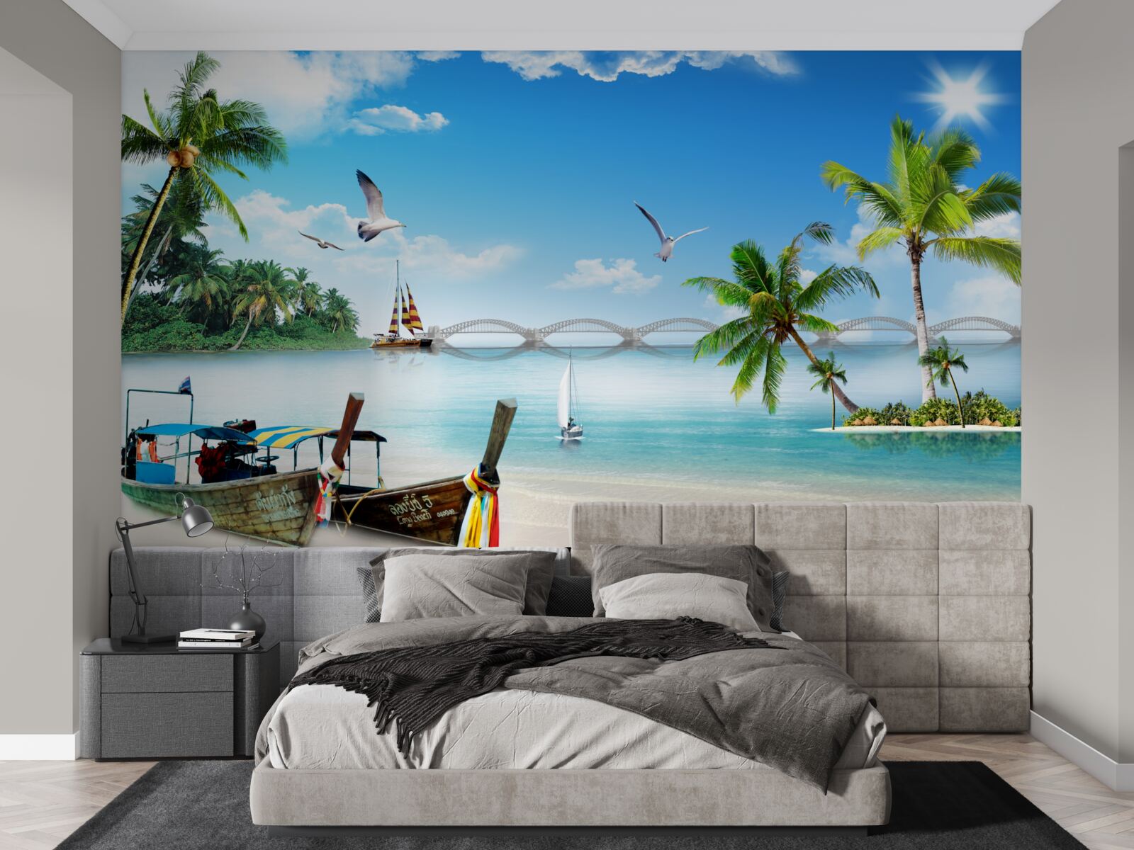 Фотошпалери притулок на безлюдному острові