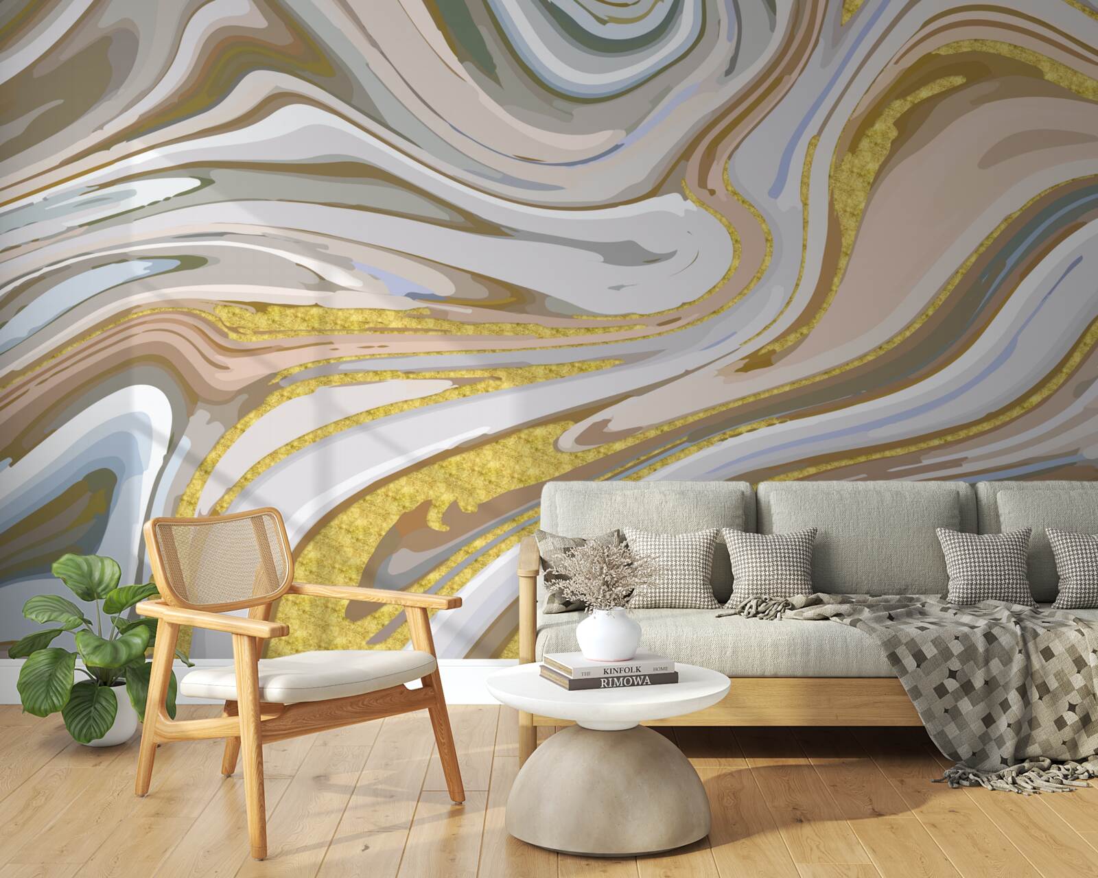 Фотошпалери Поєднання піщинок під час шторму