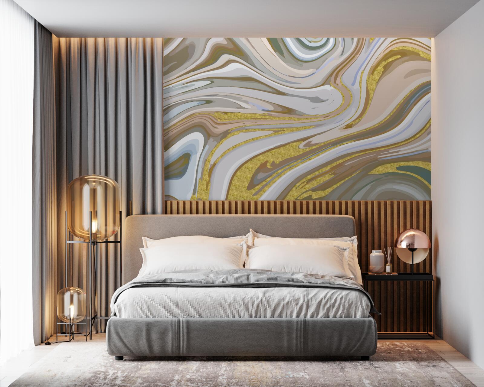 Фотошпалери Поєднання піщинок під час шторму