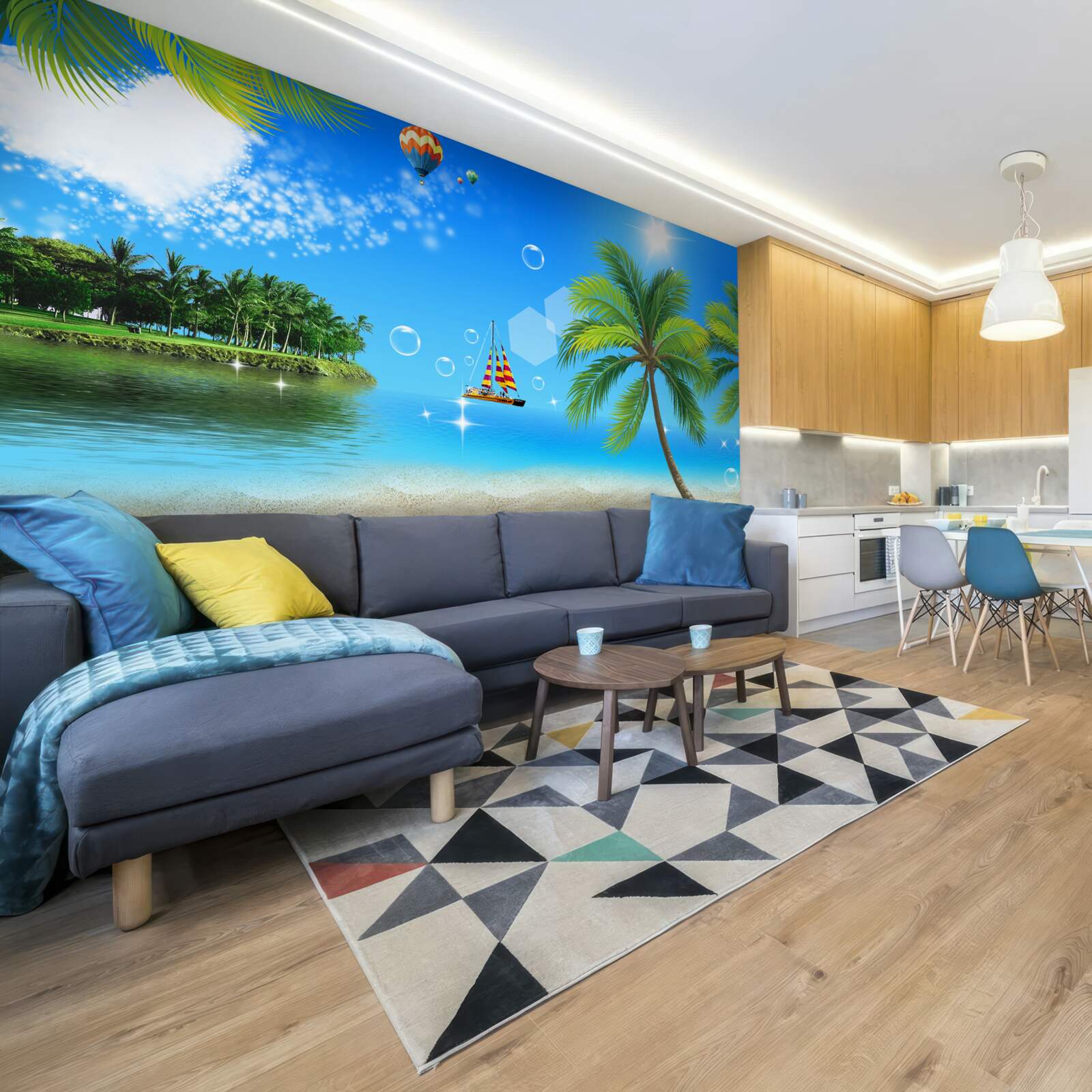 Фотошпалери вид на море та узбережжя