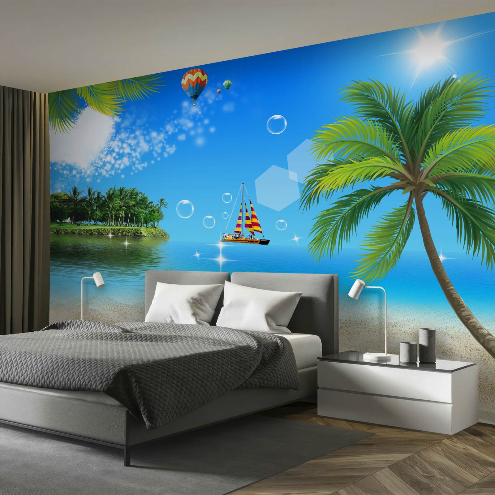 Фотошпалери вид на море та узбережжя