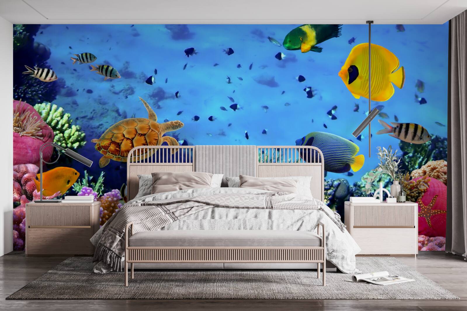 Фотошпалери Морські глибини сповнені підводного життя