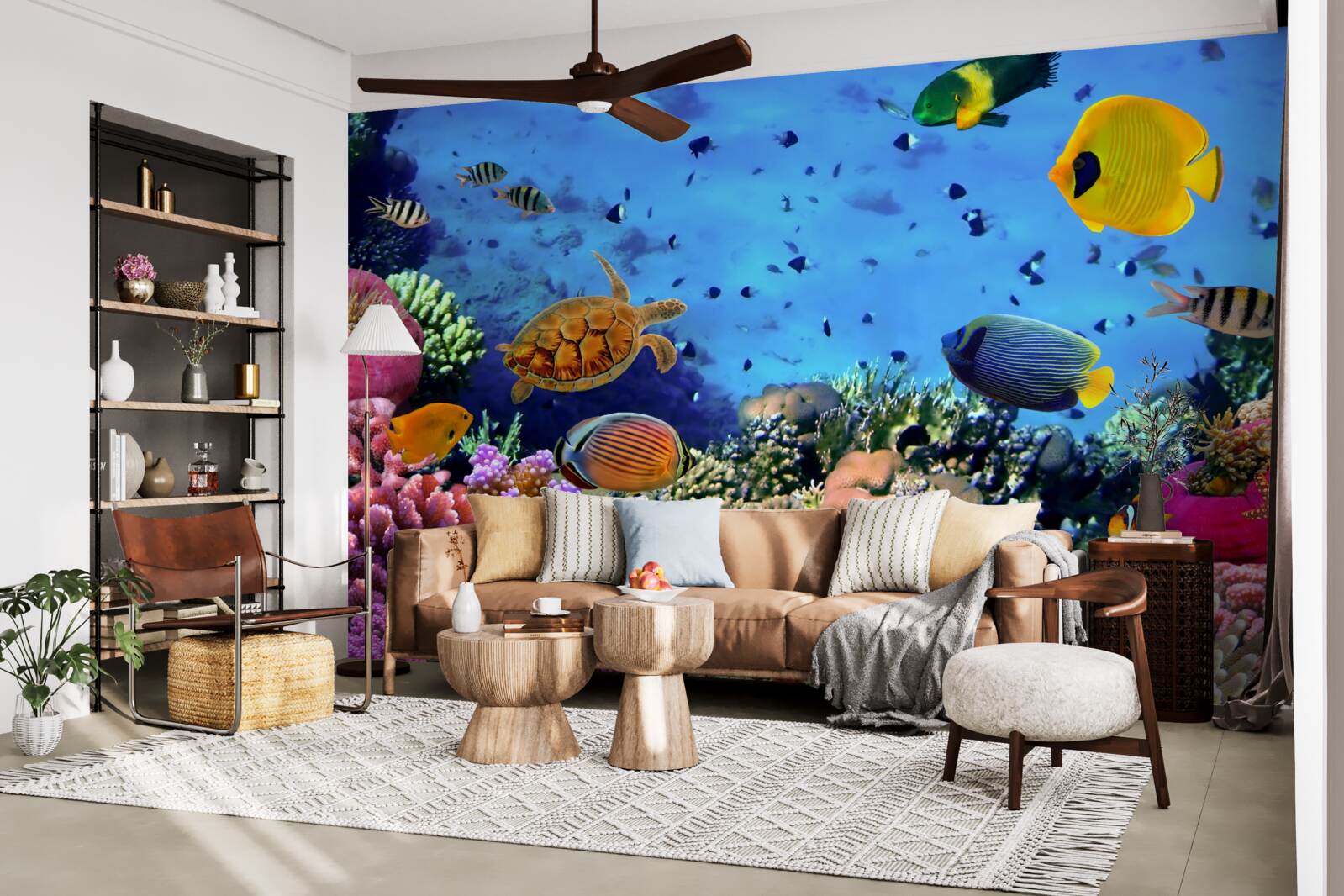 Фотошпалери Морські глибини сповнені підводного життя