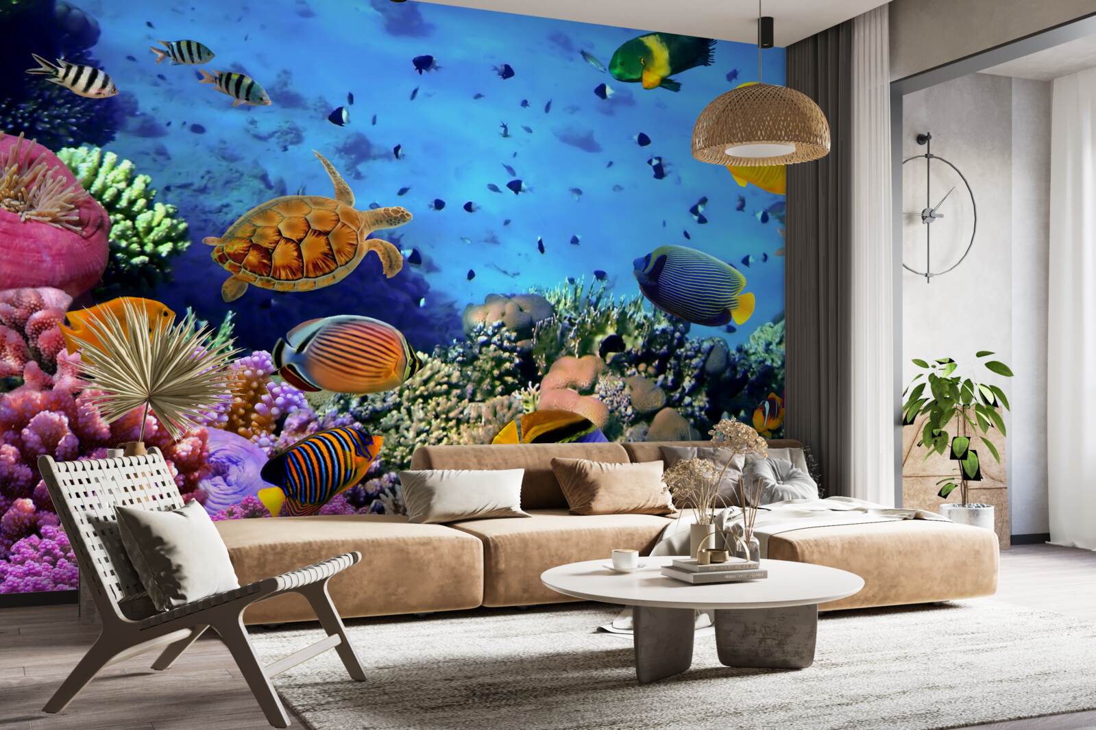 Фотошпалери Морські глибини сповнені підводного життя