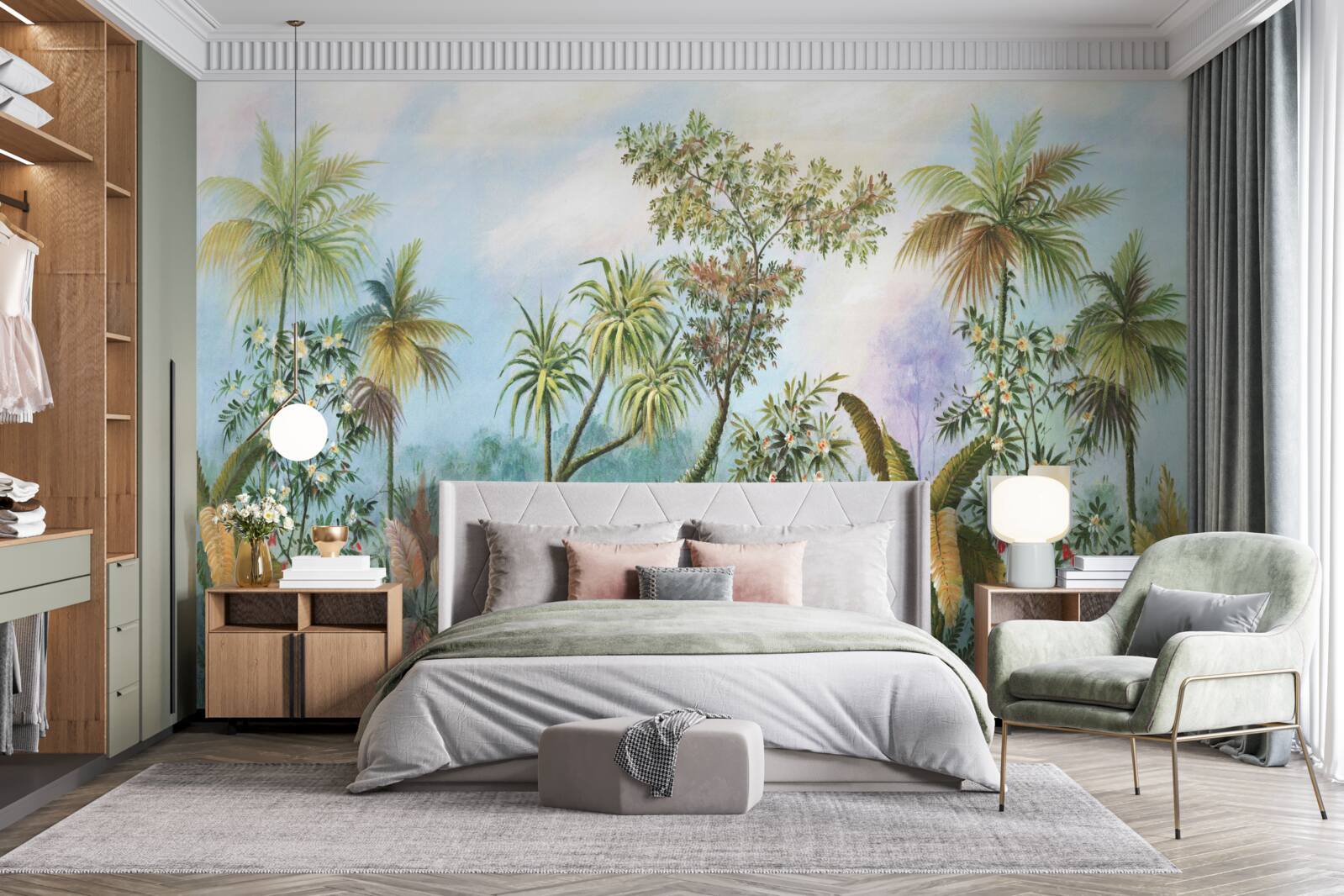 Фотошпалери щоденне біорізноманіття рослинності лісових масивів