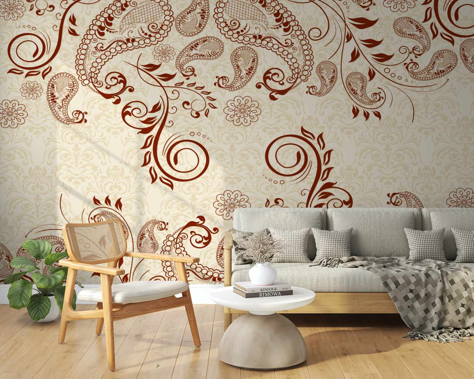 Фотошпалери Бронзовий мехенді з Індії