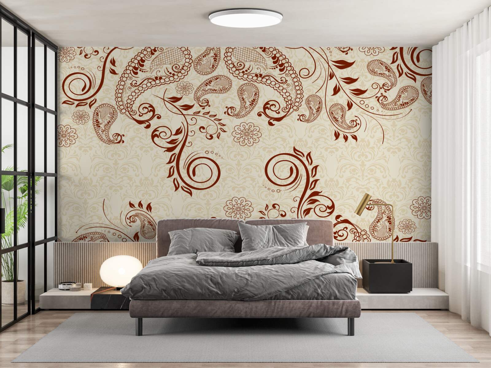 Фотошпалери Бронзовий мехенді з Індії