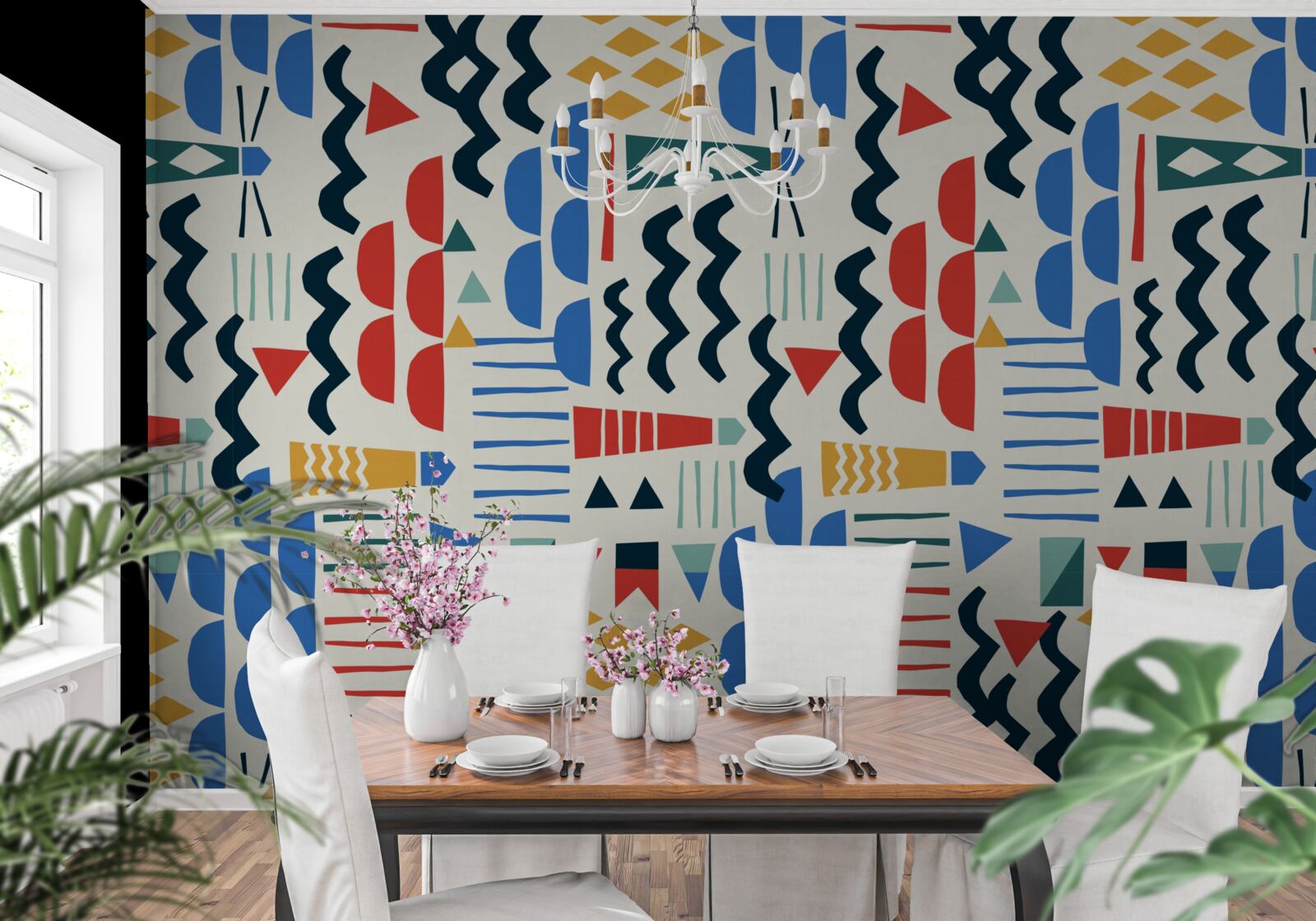 Фотошпалери бурхливі хвилі оточують морські маяки