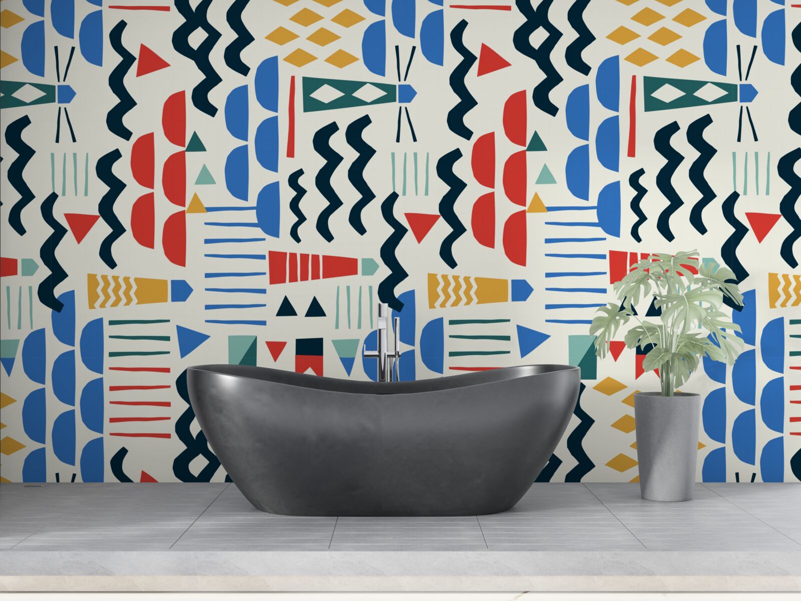 Фотошпалери бурхливі хвилі оточують морські маяки