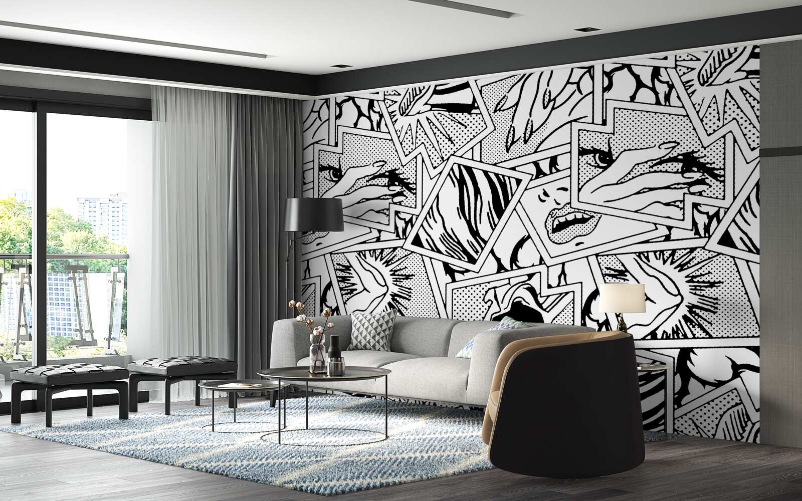 Фотошпалери сторінка коміксів