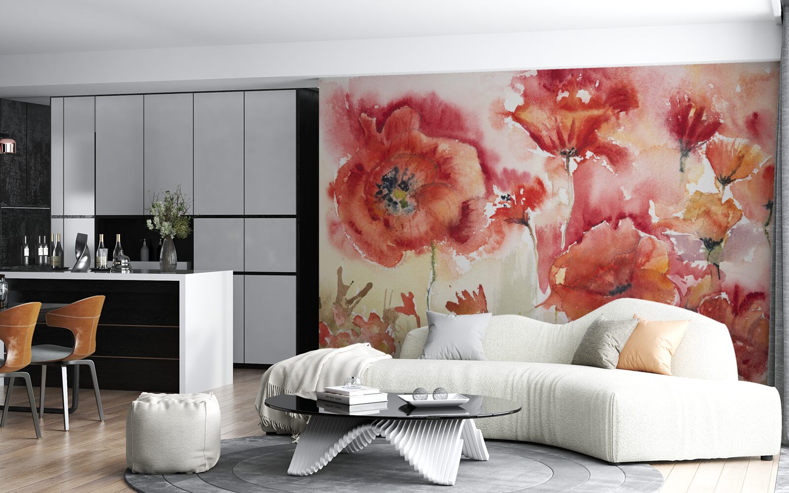 Фотошпалери Великі червоні маки