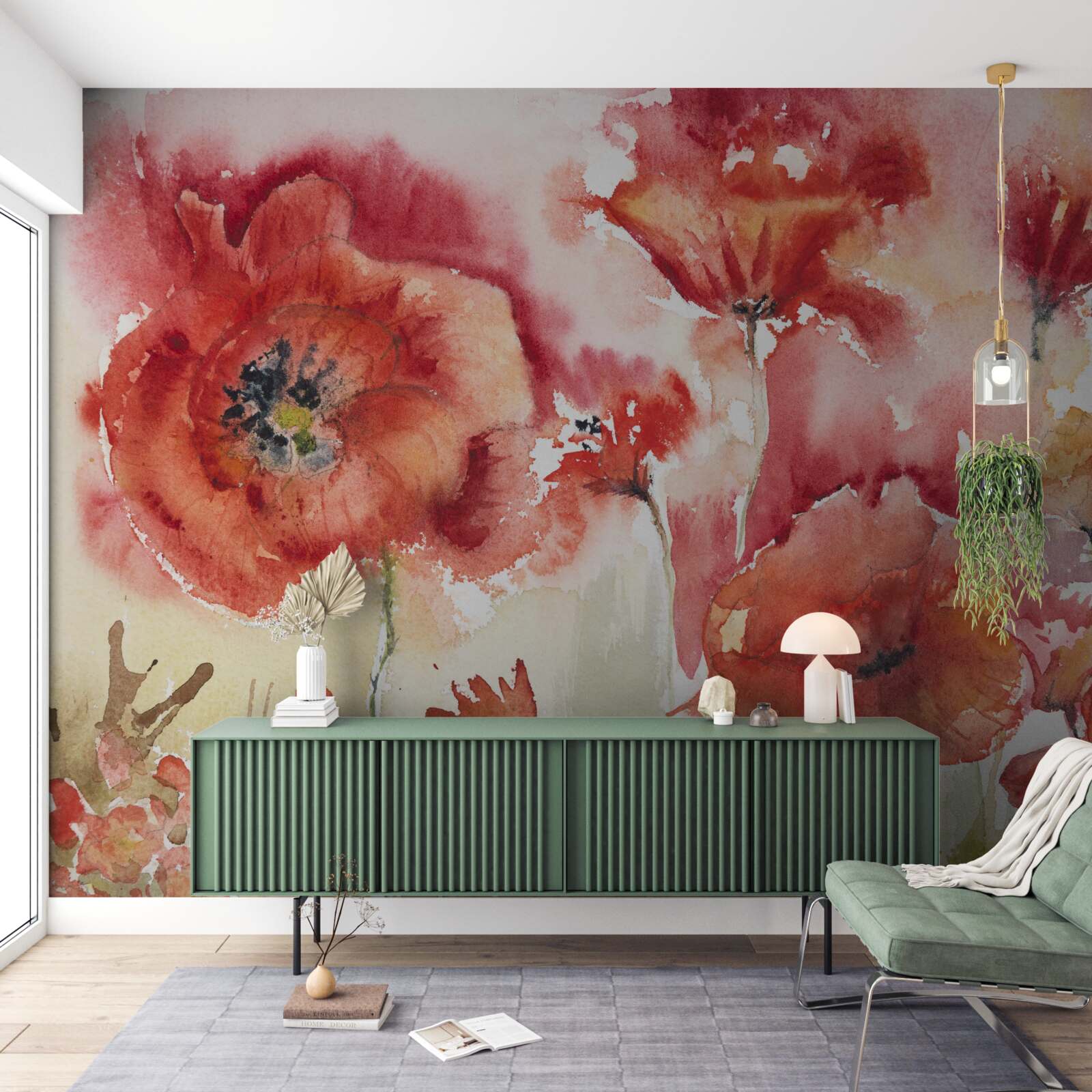 Фотошпалери Великі червоні маки