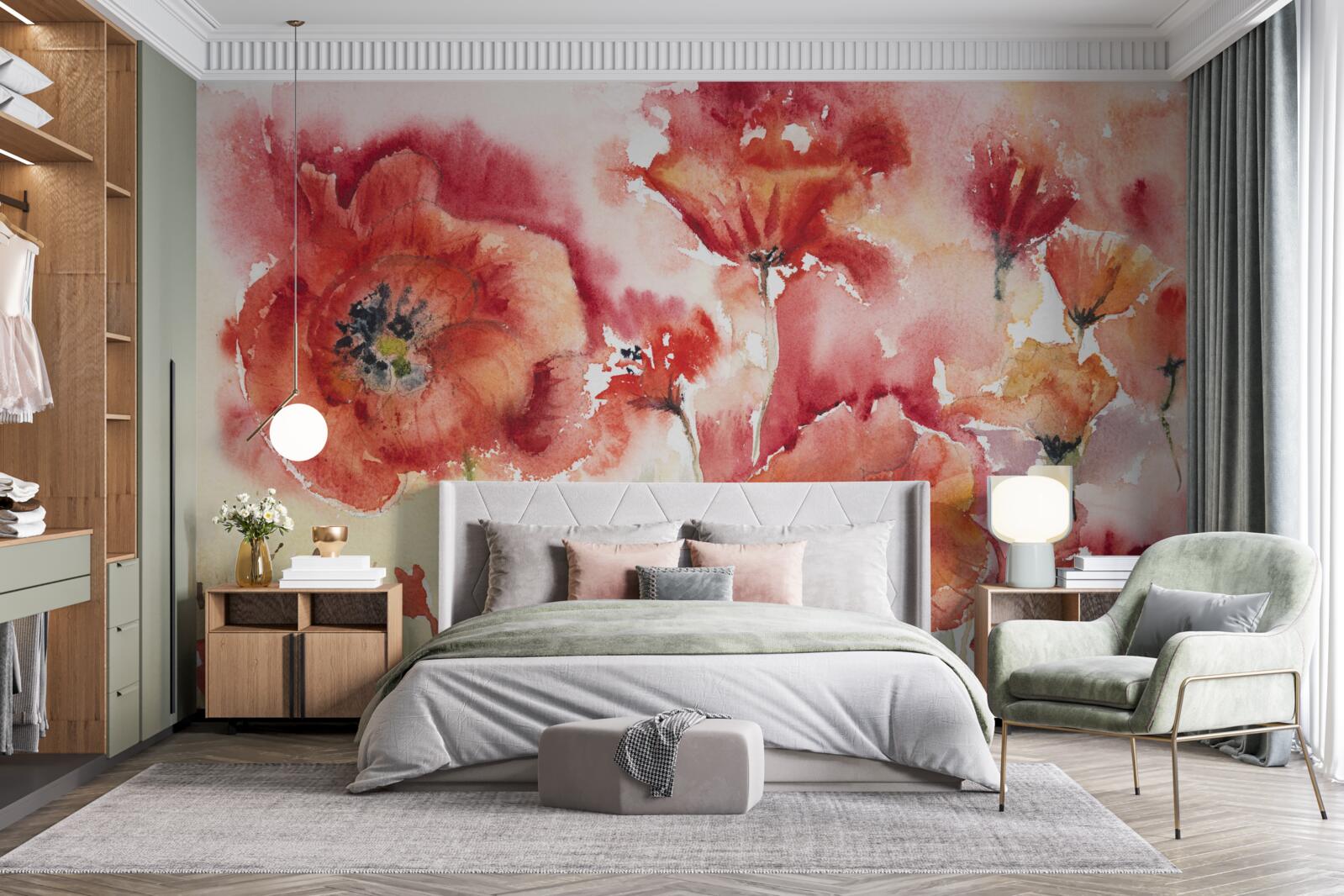 Фотошпалери Великі червоні маки