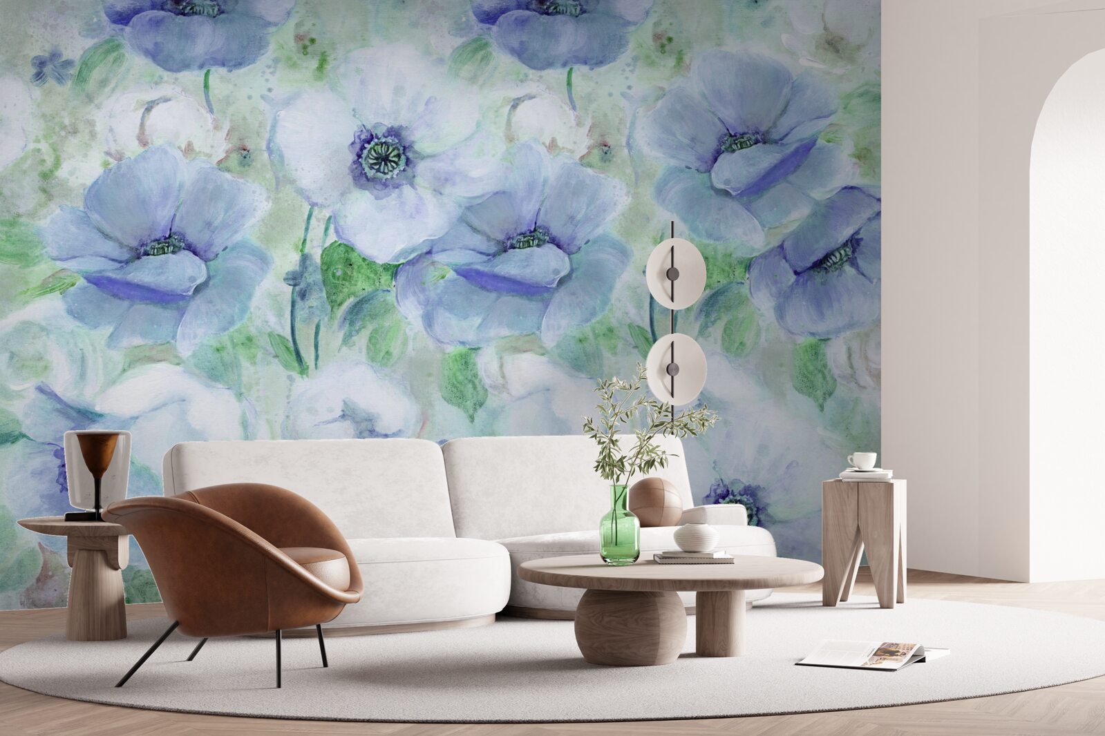 Фотошпалери великі яскраві маки