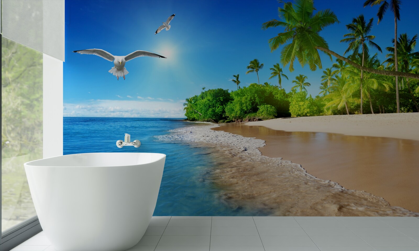 Фотошпалери ідилічне розташування на березі океану