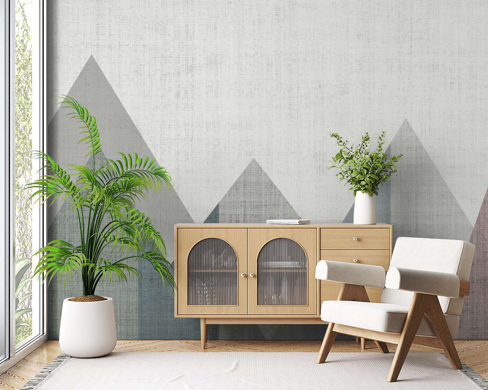 Фотошпалери вершини та піки занурені в холод