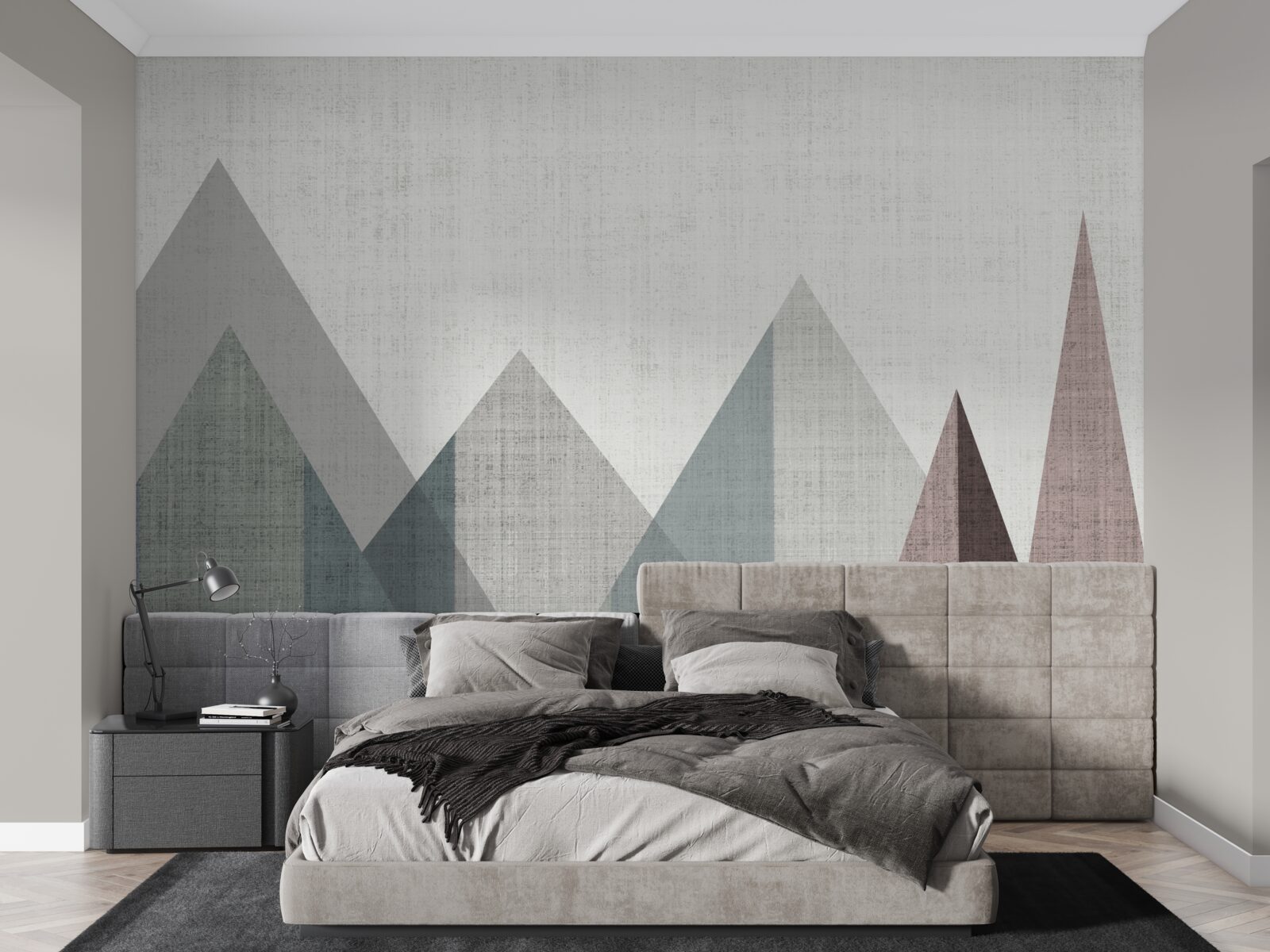 Фотошпалери вершини та піки занурені в холод