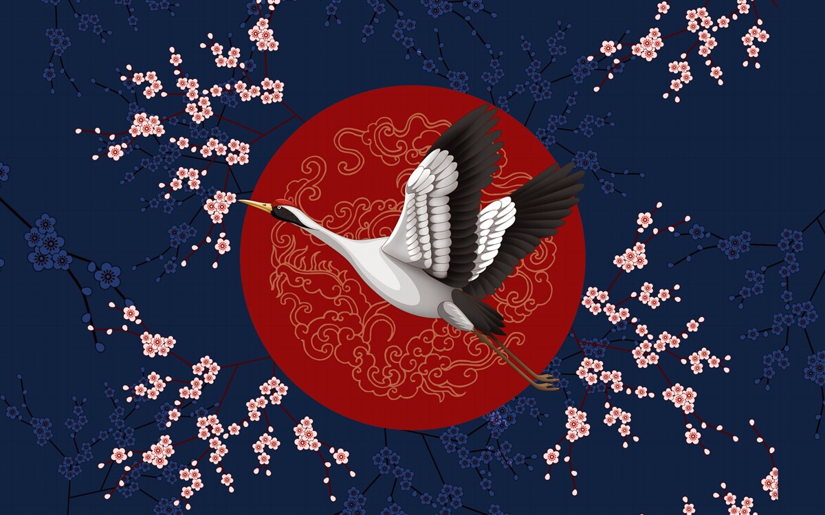 Фотошпалери Японський торт на тему неба