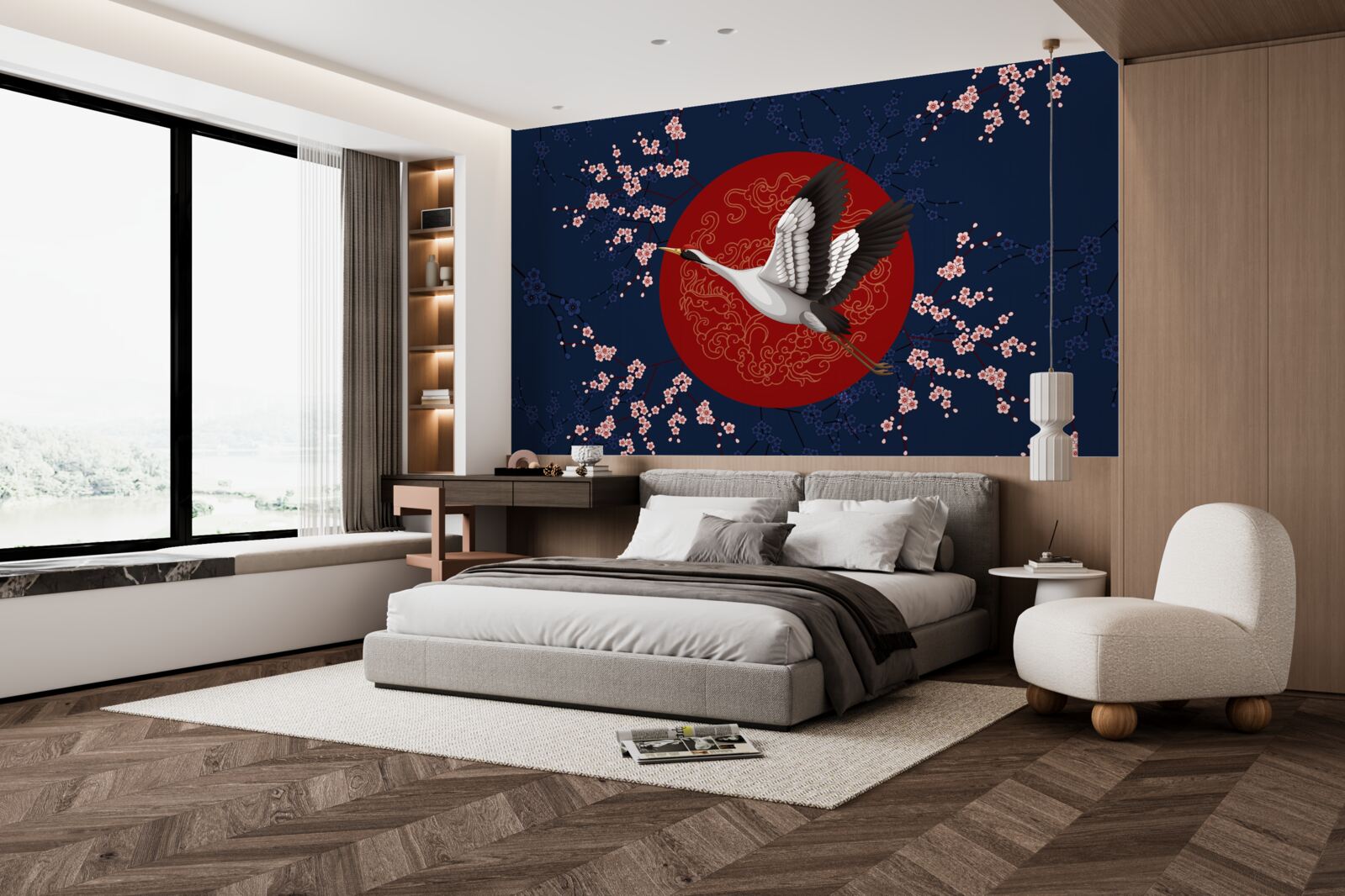 Фотошпалери Японський торт на тему неба