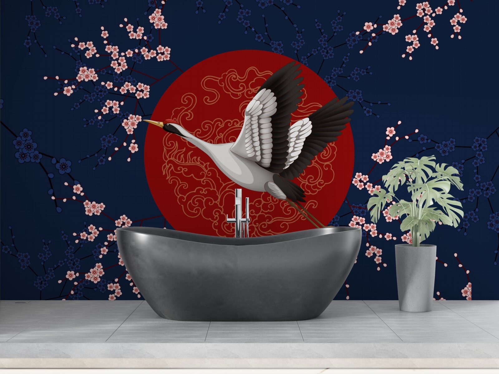 Фотошпалери Японський торт на тему неба