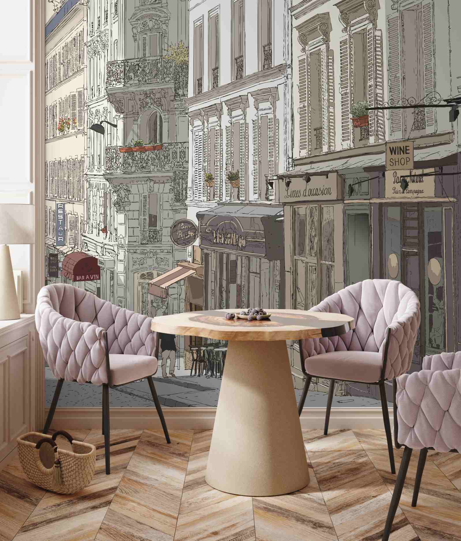 Фотошпалери зображення вулиці Монмартр