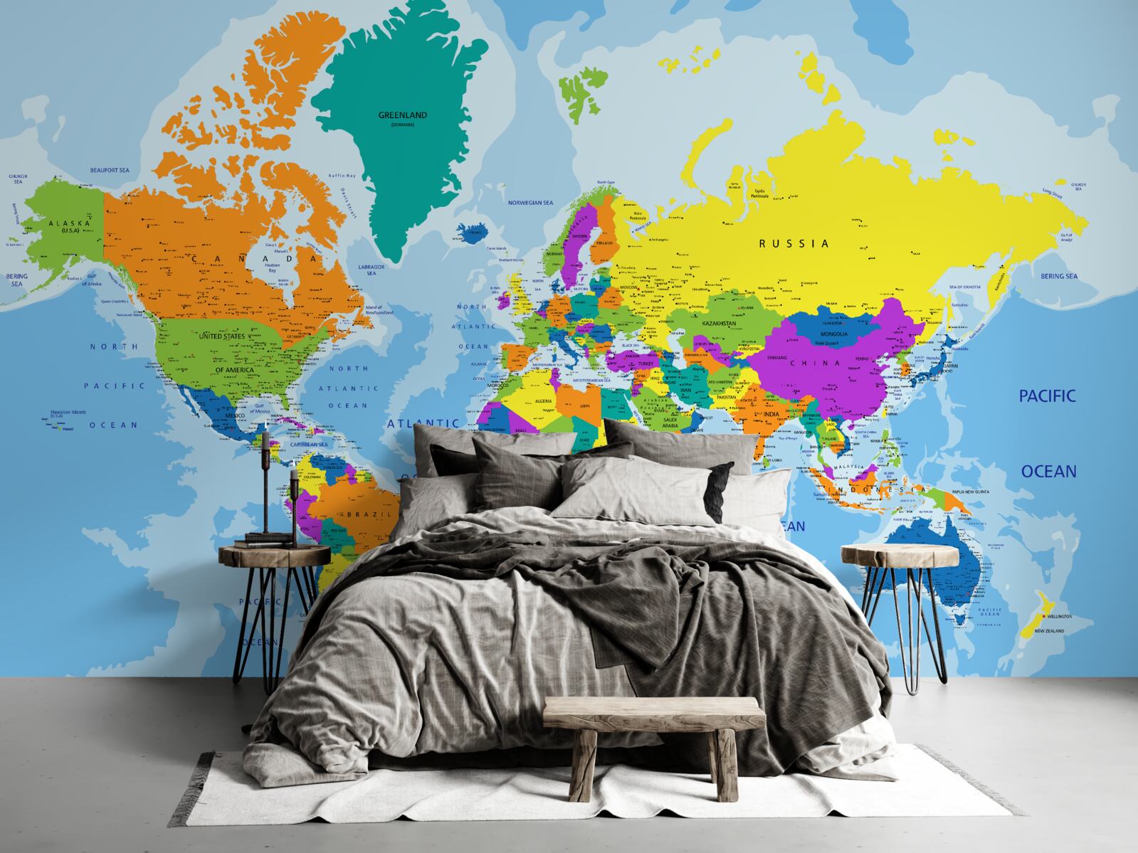 Фотошпалери Глобальний геополітичний патерн