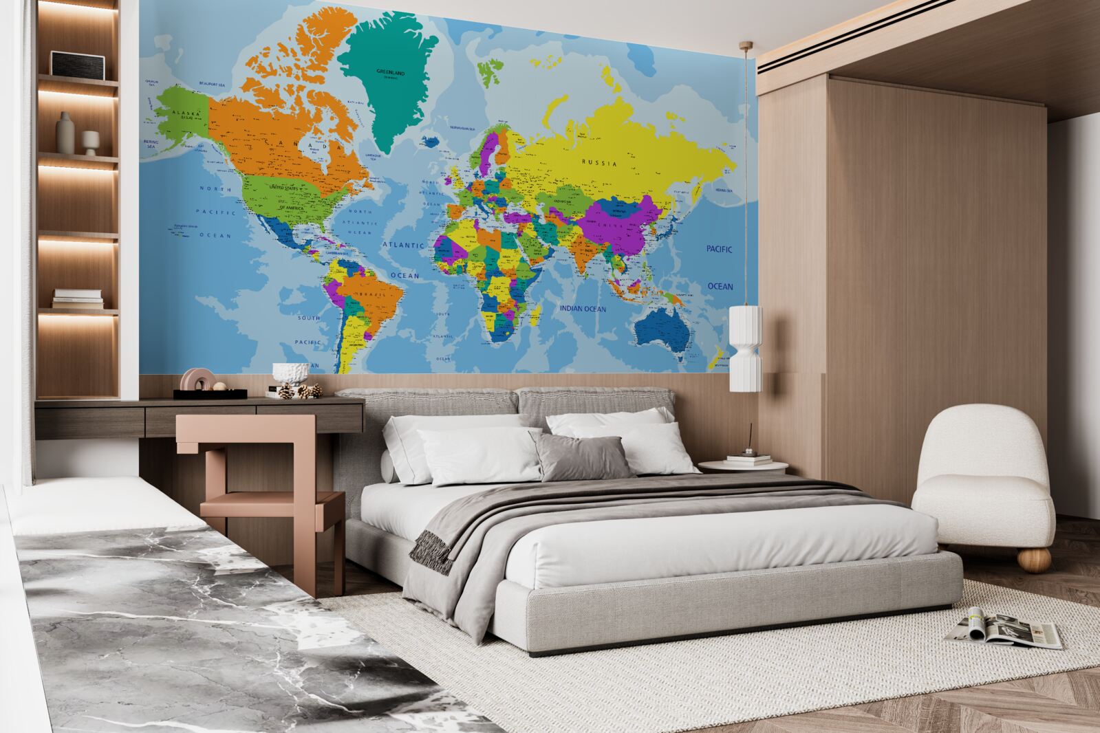 Фотошпалери Глобальний геополітичний патерн