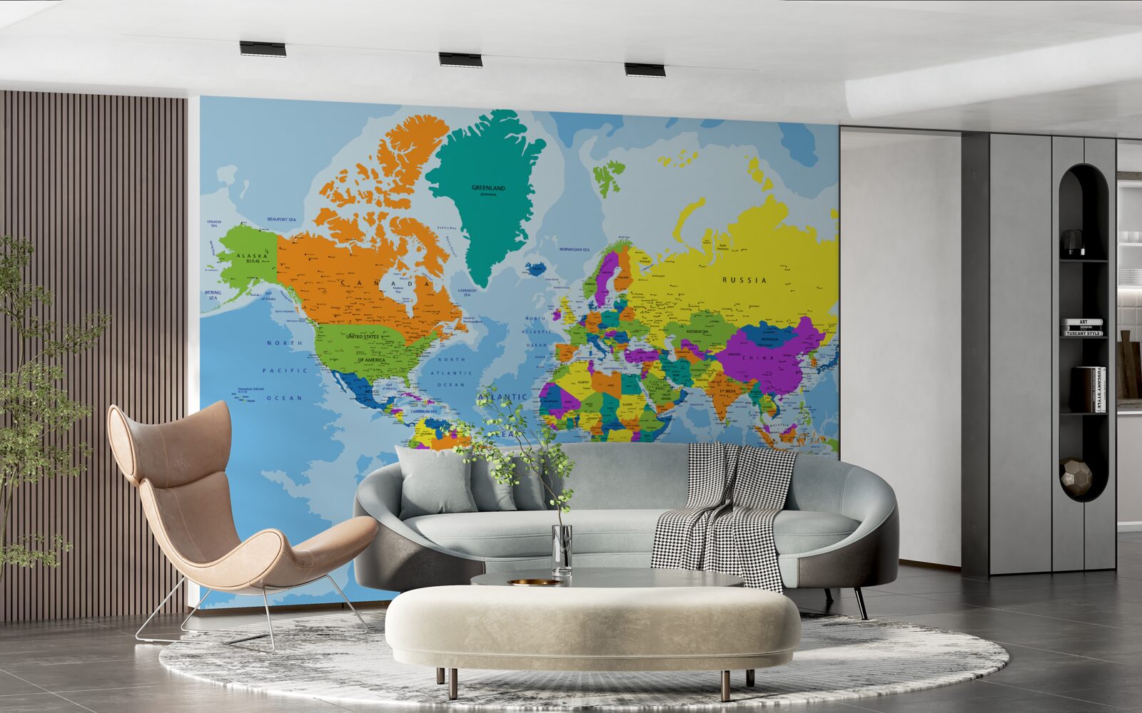 Фотошпалери Глобальний геополітичний патерн