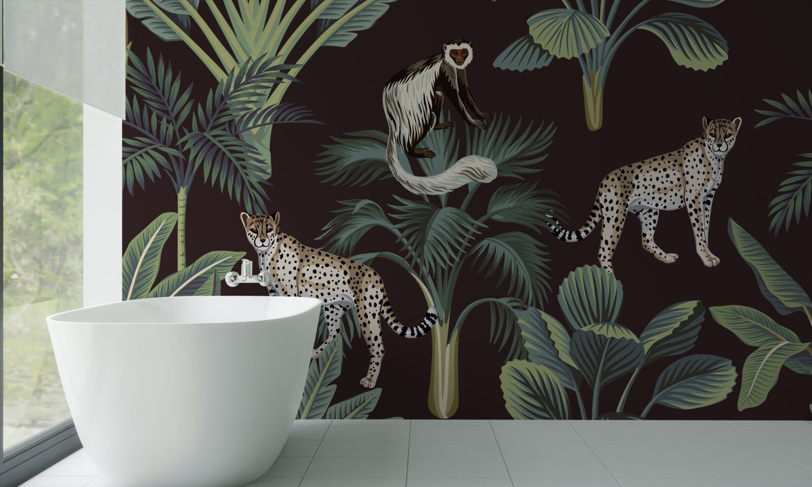 Фотошпалери постійні мешканці тропічних лісів