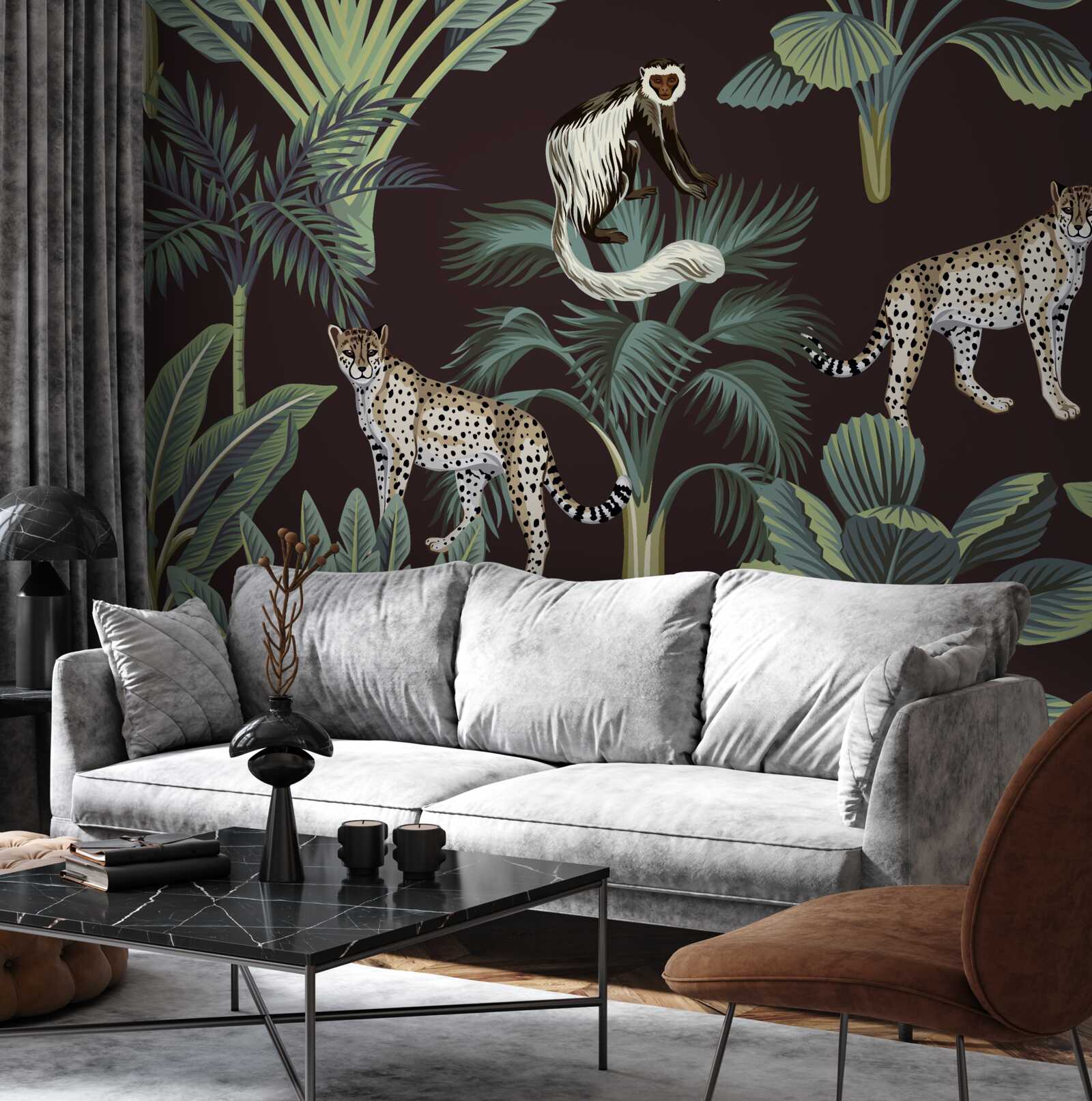 Фотошпалери постійні мешканці тропічних лісів