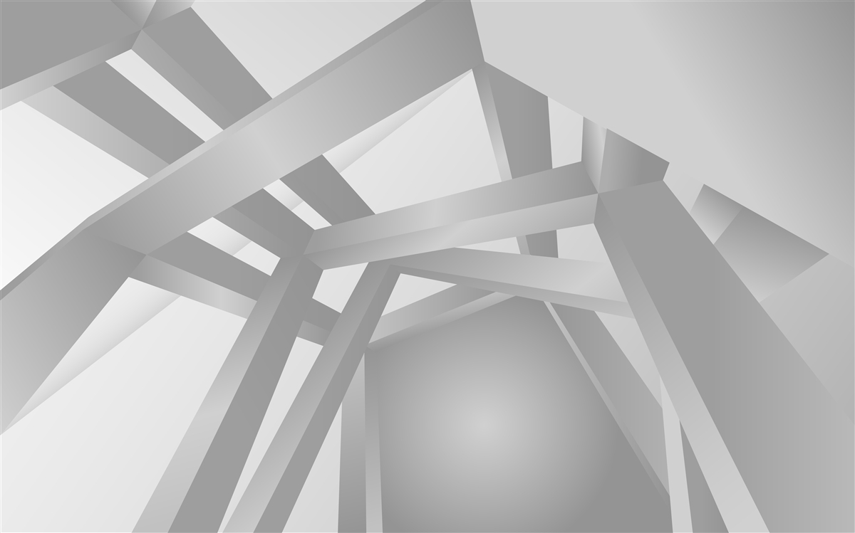 Фотошпалери коридор з яскравим геометричним малюнком