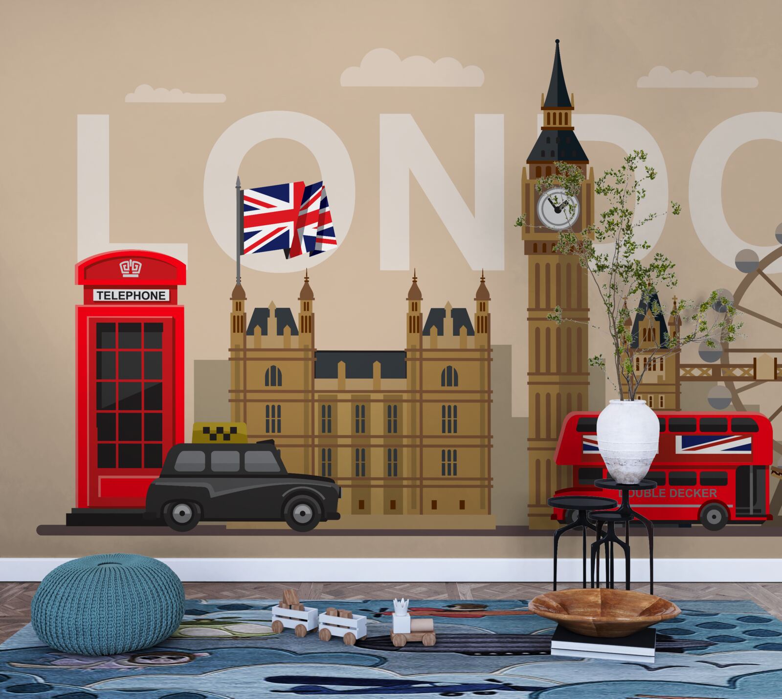 Фотошпалери головна відзнака лондона, великобританія