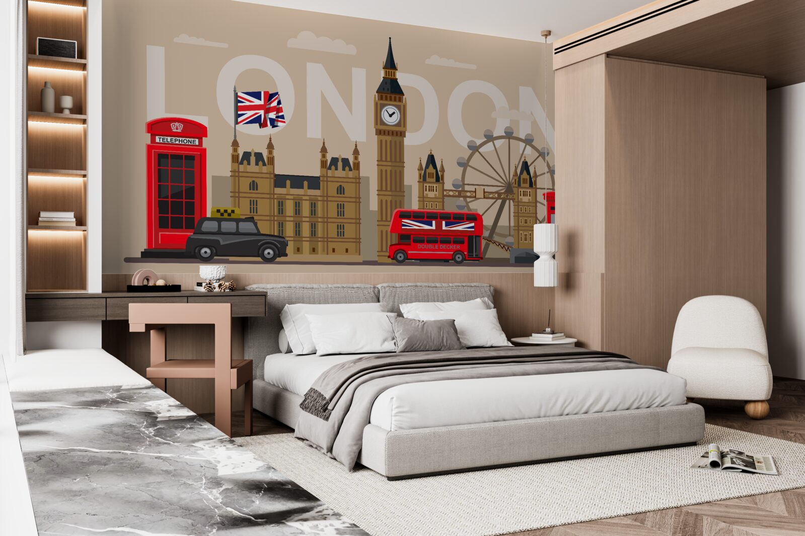 Фотошпалери головна відзнака лондона, великобританія