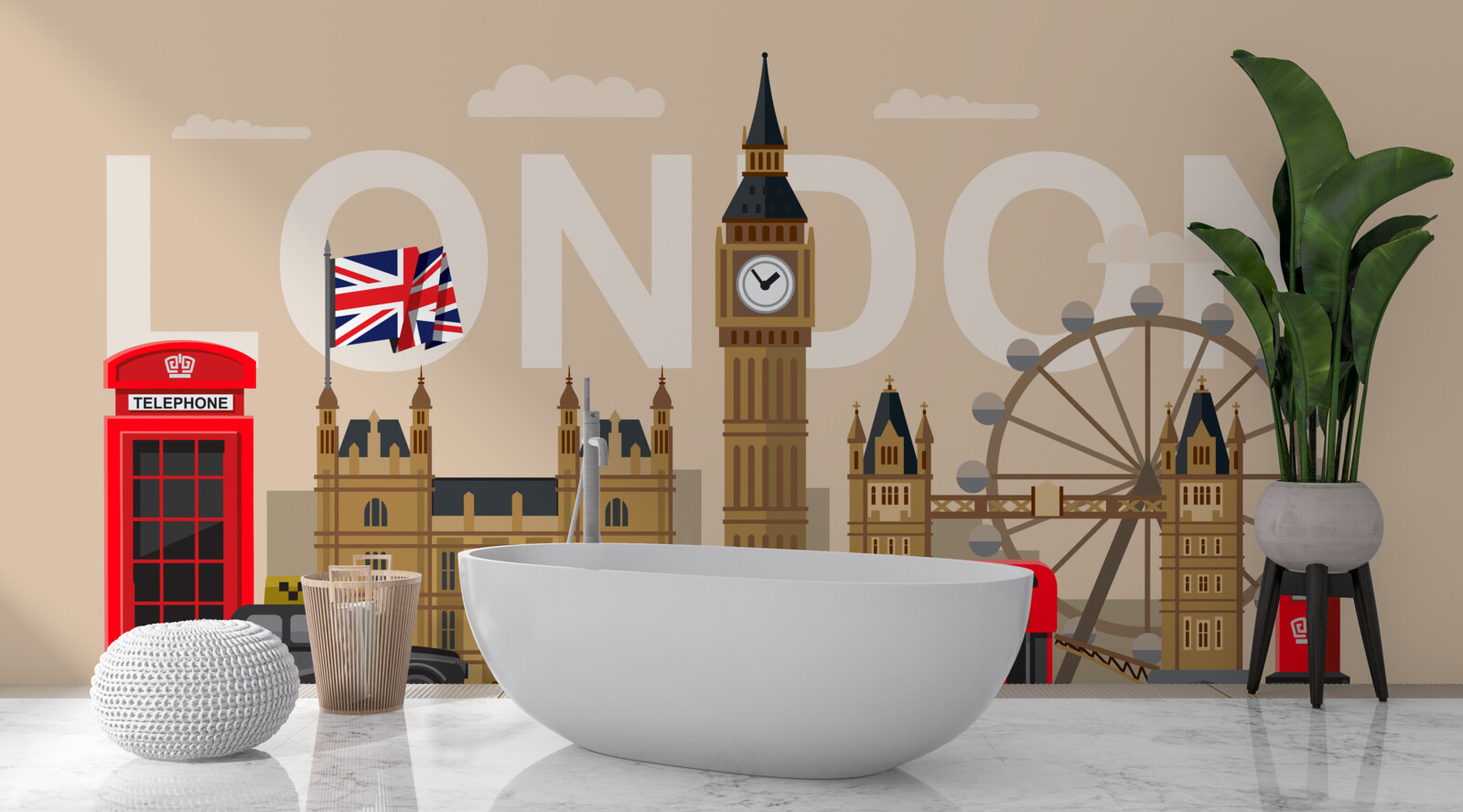 Фотошпалери головна відзнака лондона, великобританія