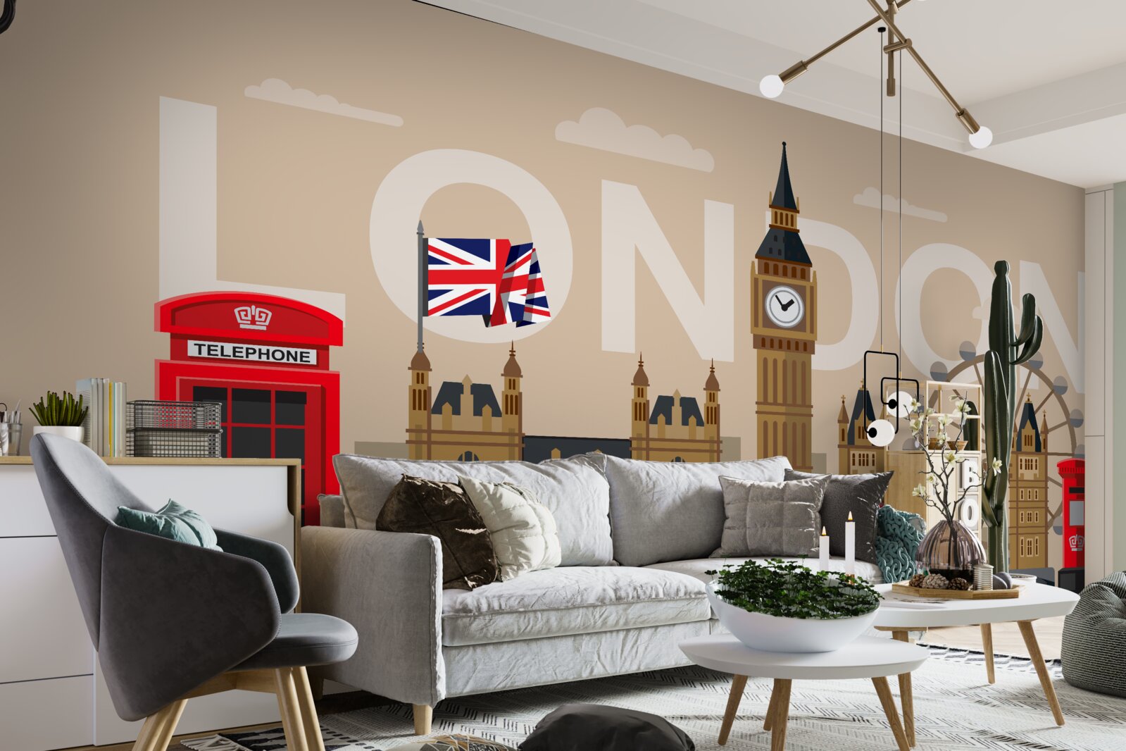 Фотошпалери головна відзнака лондона, великобританія