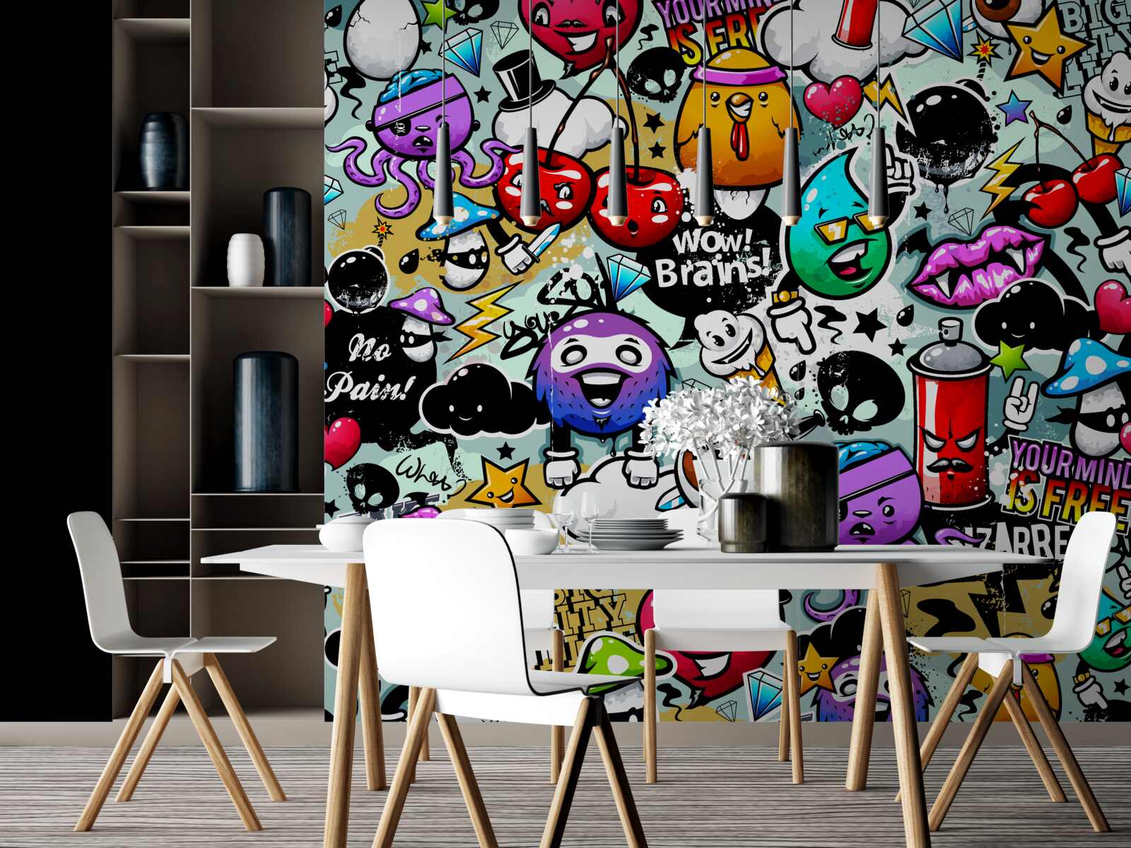 Фотошпалери яскраве вуличне мистецтво