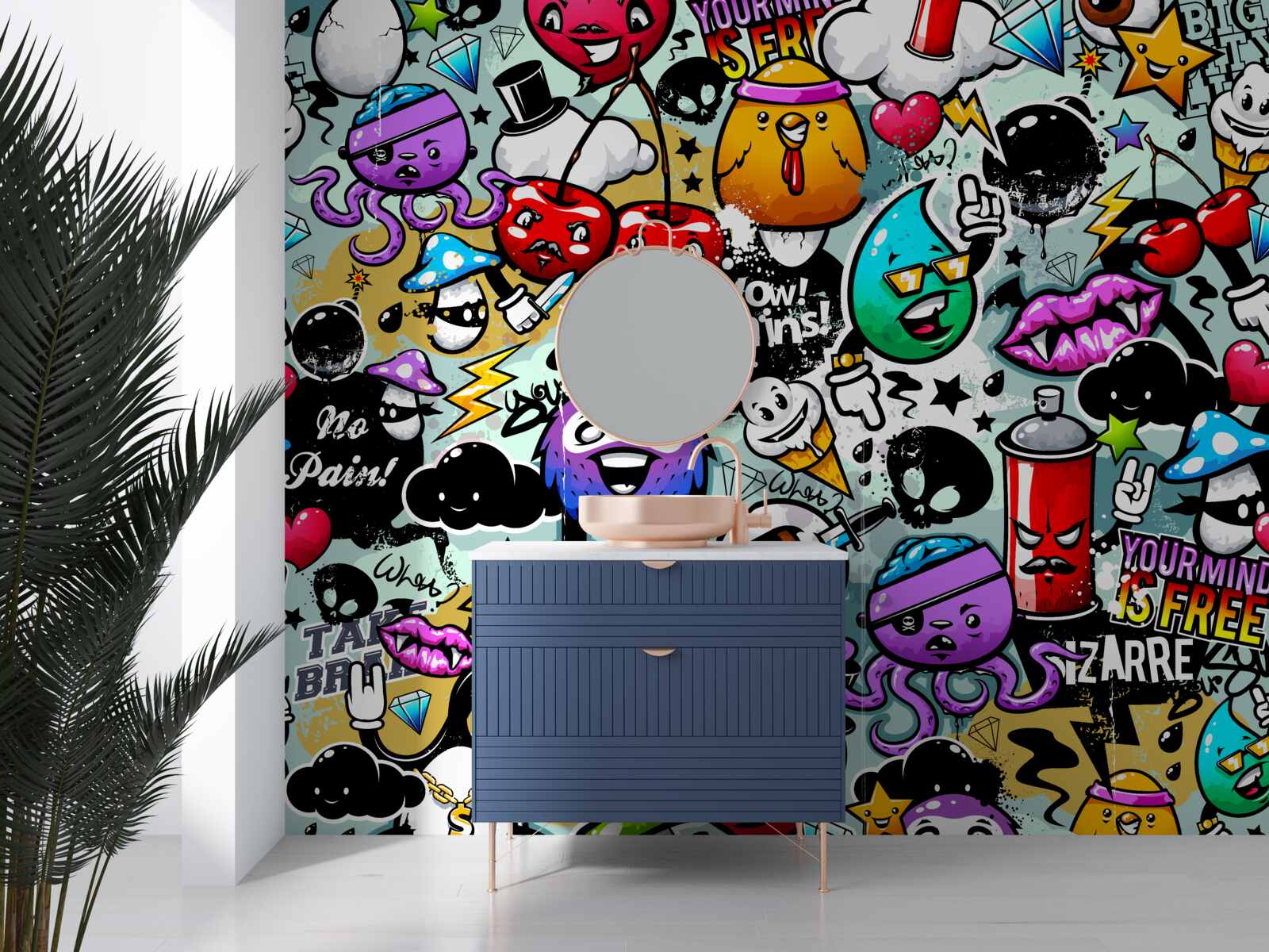 Фотошпалери яскраве вуличне мистецтво