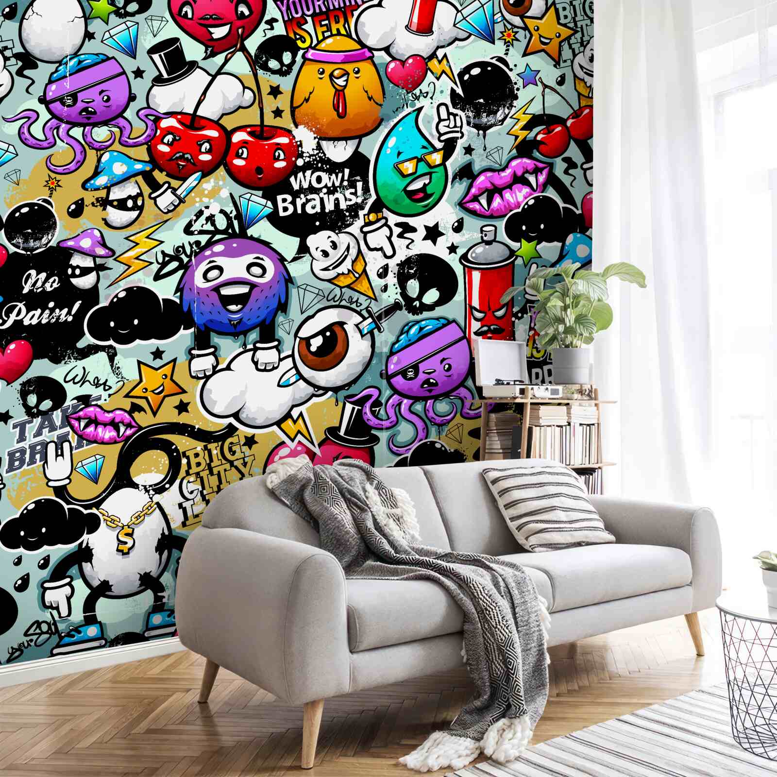 Фотошпалери яскраве вуличне мистецтво