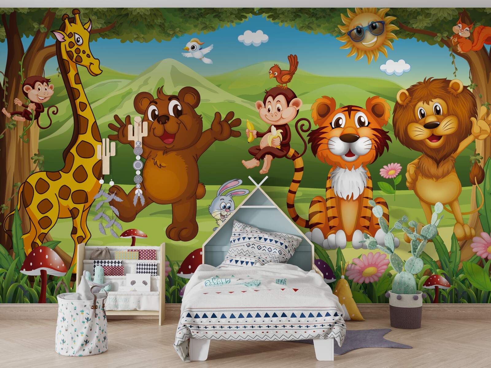 Фотошпалери тварини на лузі