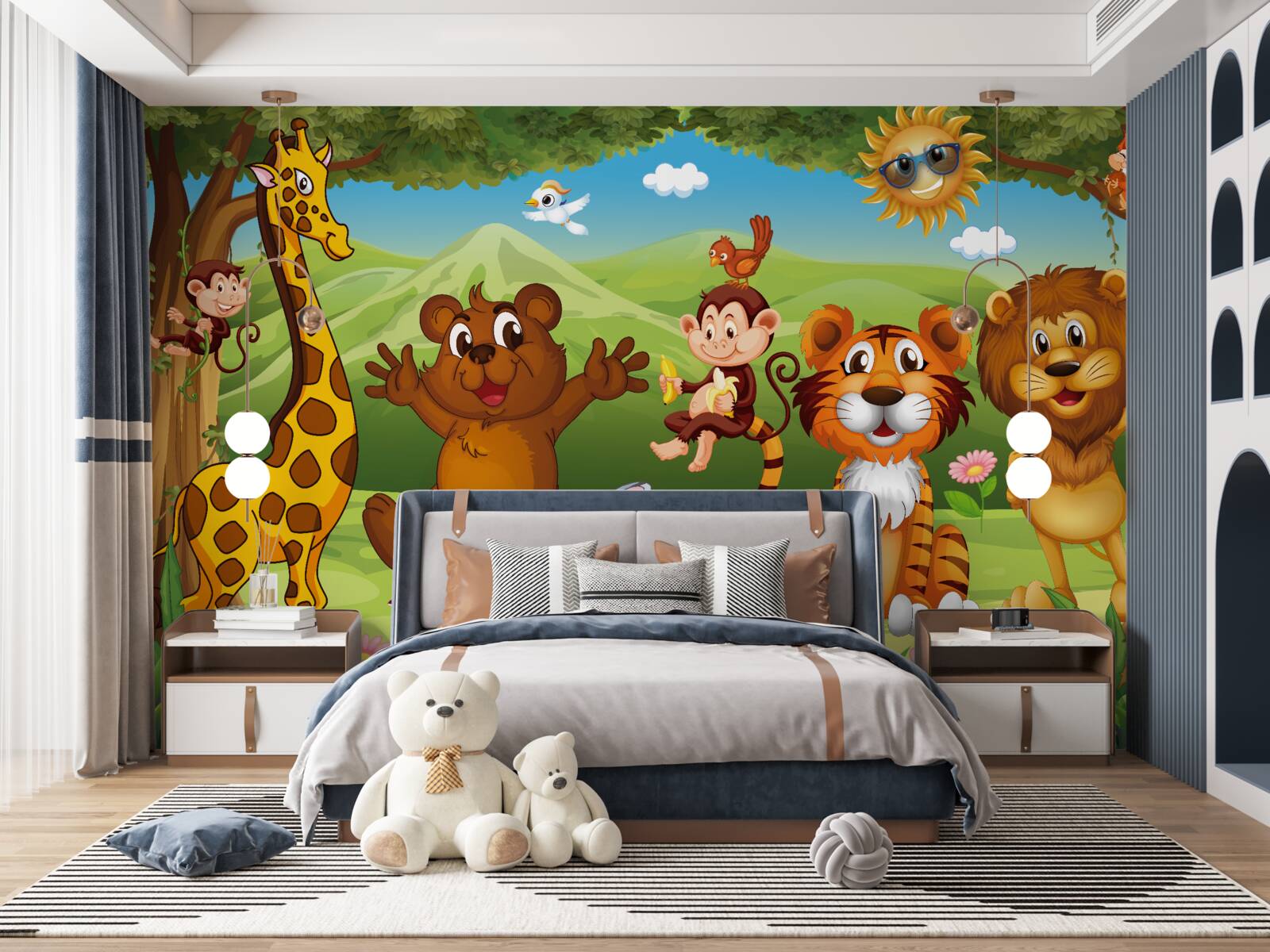 Фотошпалери тварини на лузі