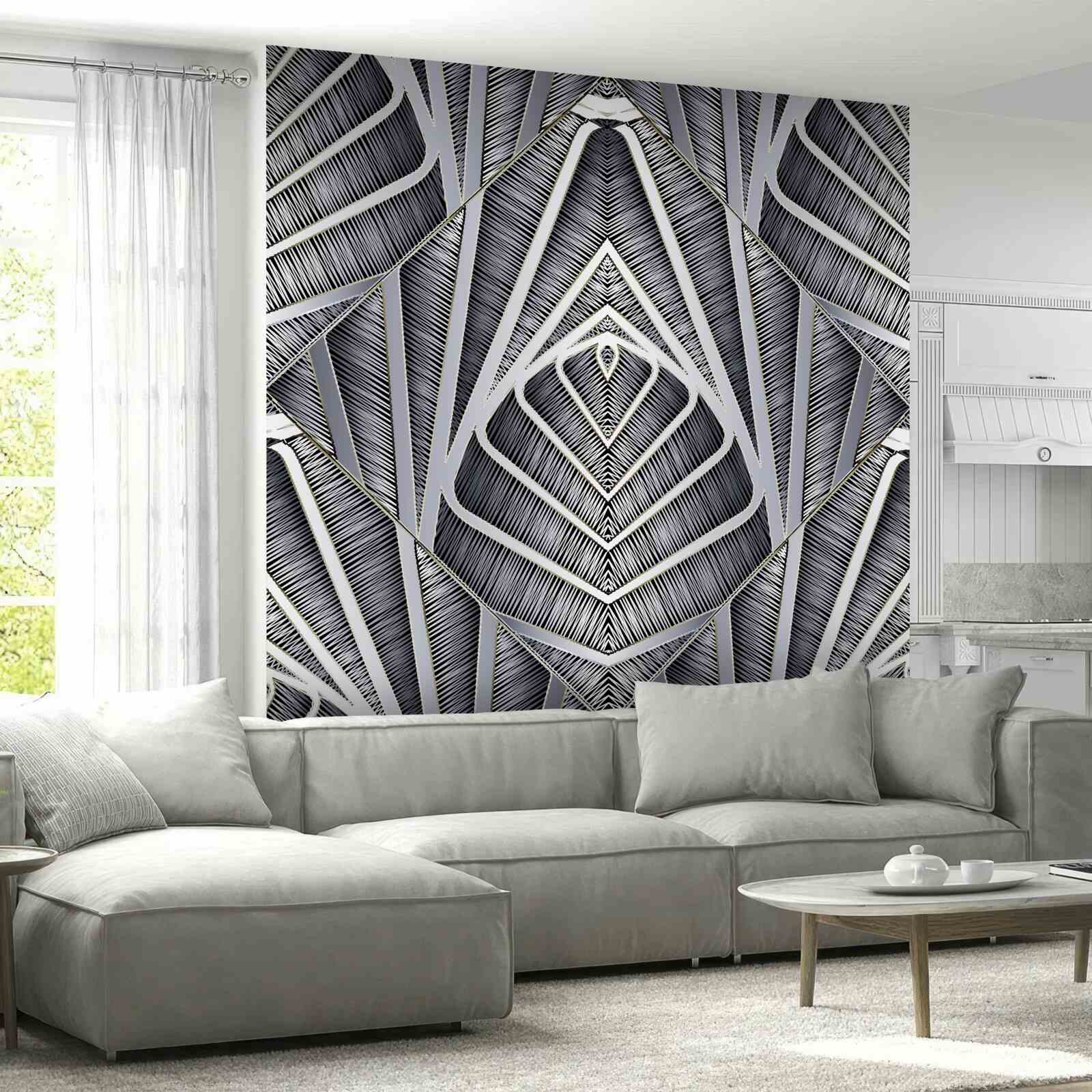 Фотошпалери абстрактний візерунок листя